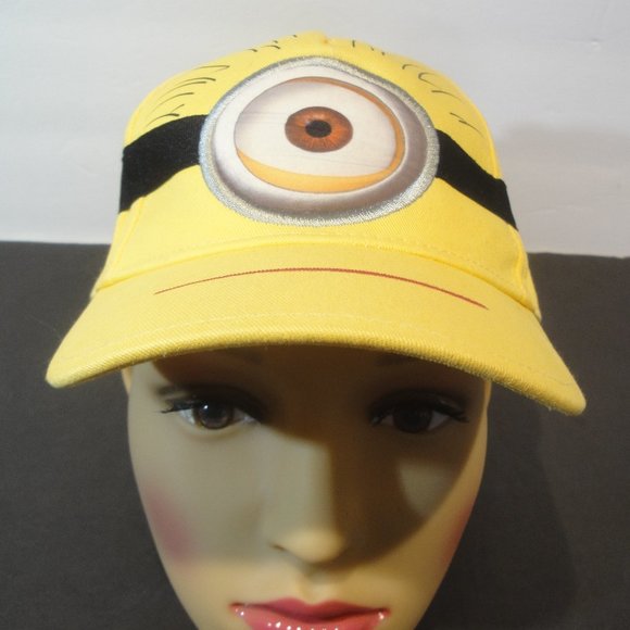 Animations Other - Minion from Despicable ME2 bright Yellow Adjustable Cap NWOT